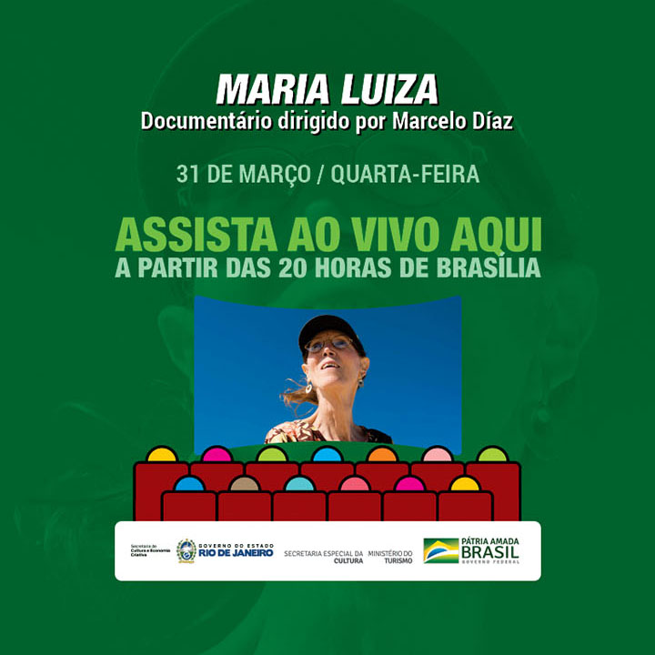 Assista agora ao vivo: Maria Luiza